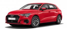 Audi A3 Sportback 30 TFSI (110 HP) Tango-Red-Metallic
