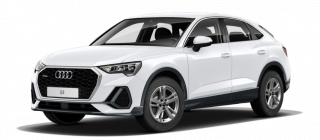 Audi Q3 Sportback 45 TFSI e (245 HP) S tronic Ibis white