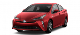 Toyota Prius c 1.5 (101 HP) Hybrid Automatic Supersonic Red